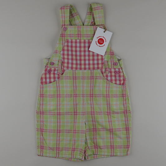 Vintage Checkered Shortalls