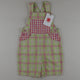 Vintage Checkered Shortalls