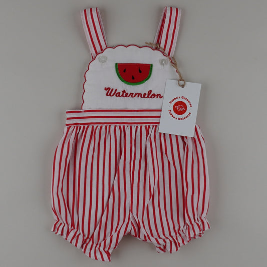 Vintage Striped Romper