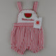 Vintage Striped Romper