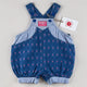 Vintage OshKosh Shortalls with Embroidery