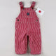Red OshKosh Hickory Stripe Overalls