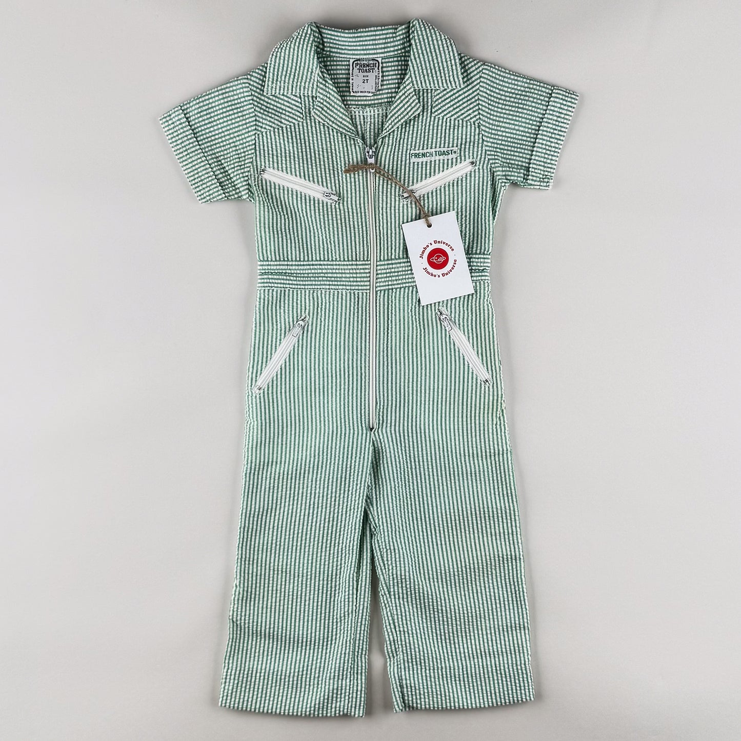 Vintage Striped Jumpsuit