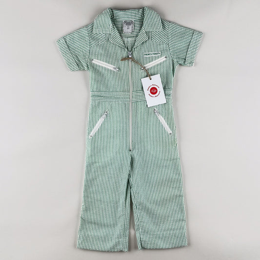 Vintage Striped Jumpsuit