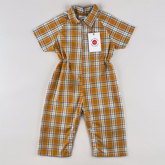Vintage Checkered Jumpsuit