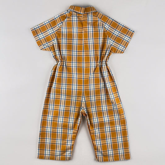 Vintage Checkered Jumpsuit