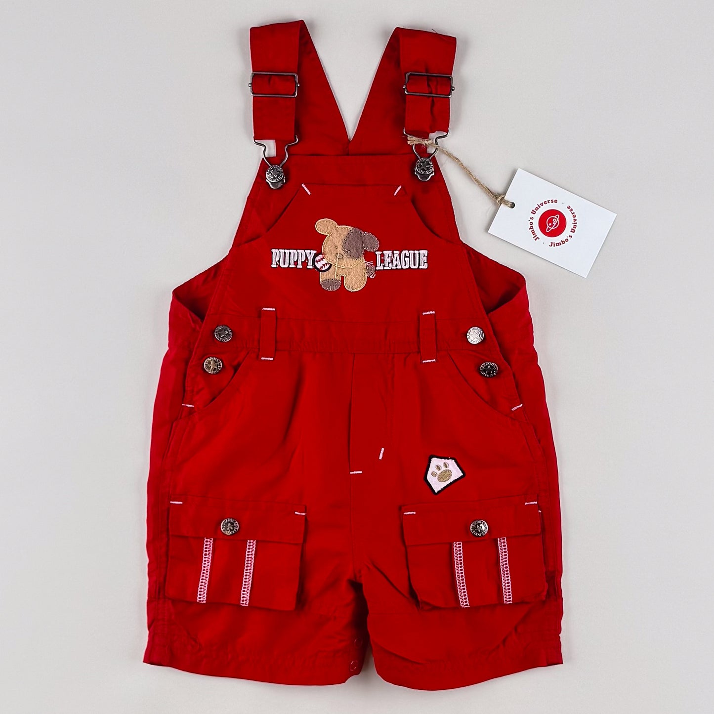 Vintage Shortalls with Embroidery