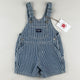 Vintage OshKosh Hickory Stripe Shortalls