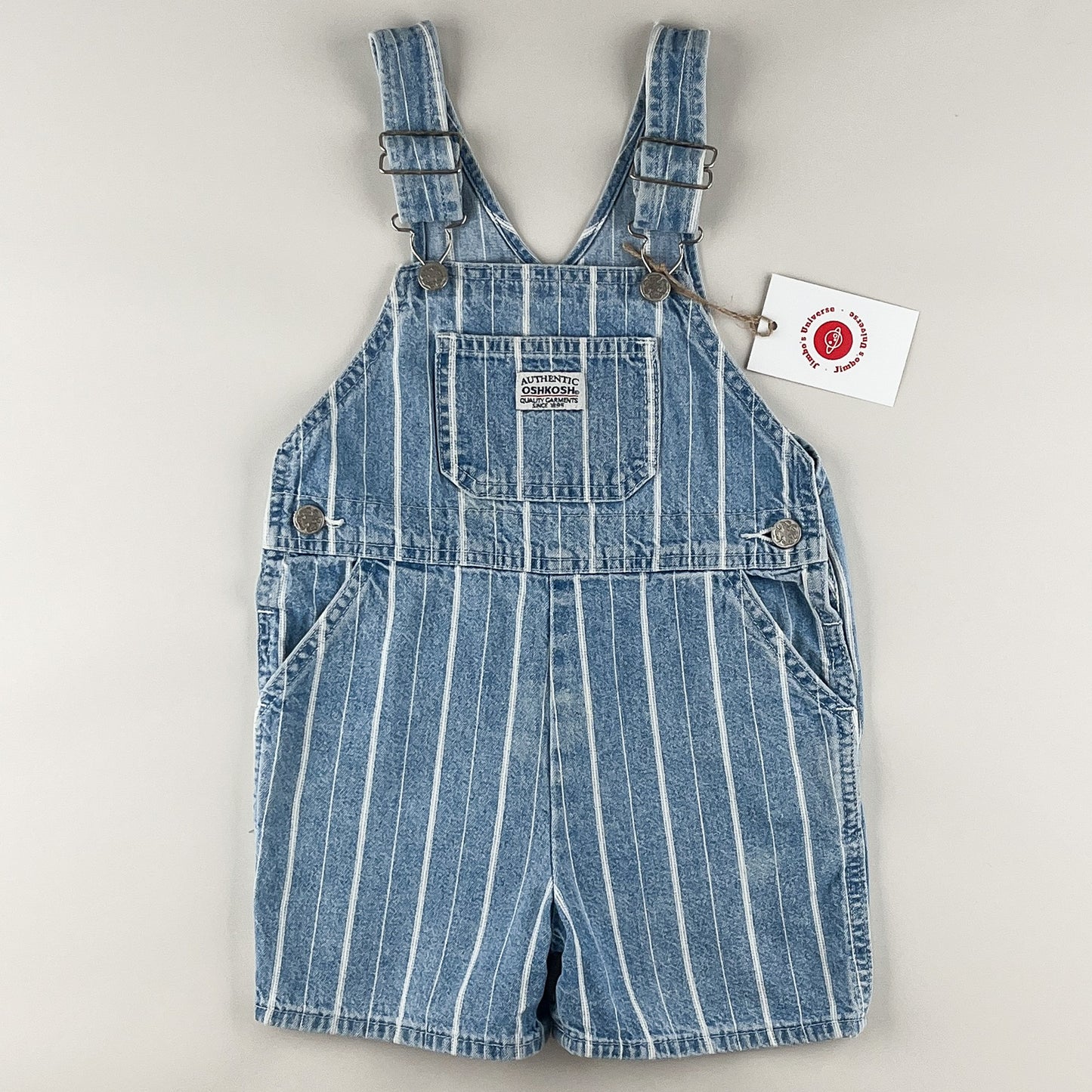 Vintage OshKosh Stripe Shortalls