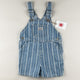 Vintage OshKosh Stripe Shortalls