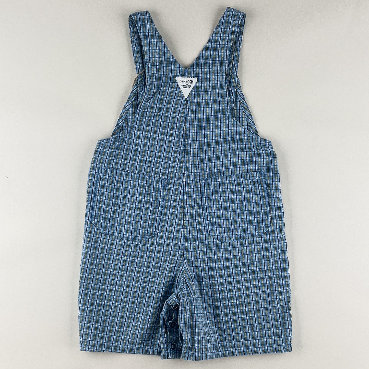 Vintage OshKosh Checkered Shortalls