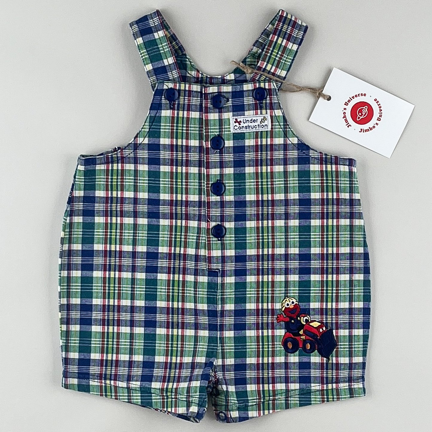 Vintage Shortalls with Elmo