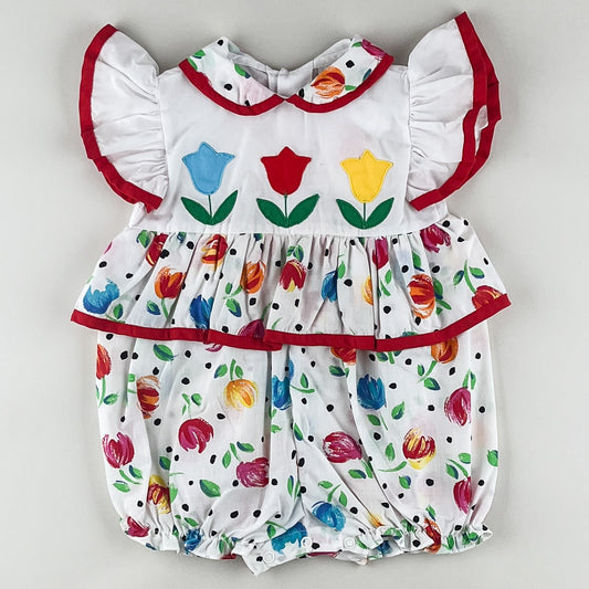 Vintage Floral Romper