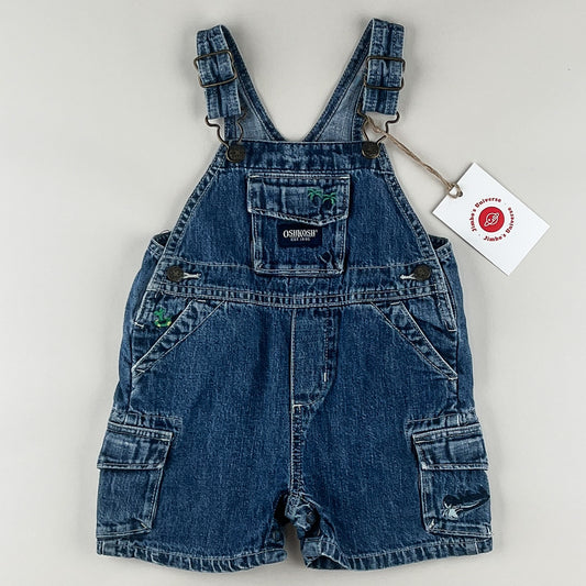 Vintage OshKosh Shortalls with Embroidery