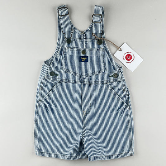 Vintage OshKosh Hickory Stripe Shortalls