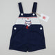 Vintage Shortalls with Embroidery