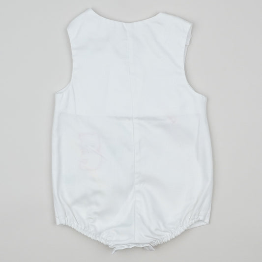 Vintage Romper with Embroidery