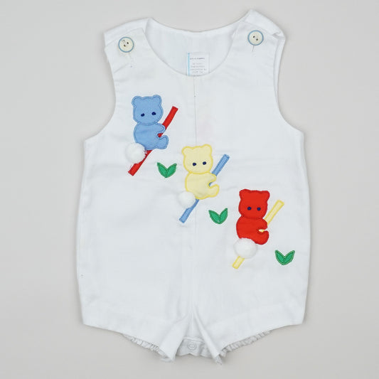 Vintage Romper with Embroidery