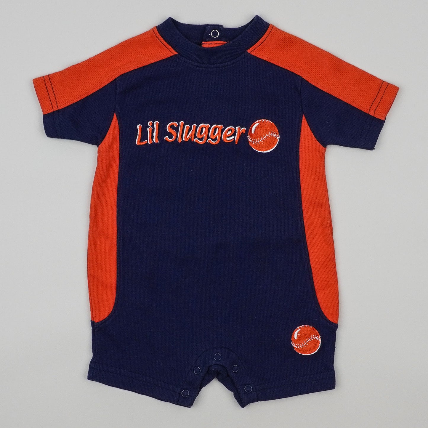 Vintage Baseball Romper