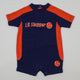 Vintage Baseball Romper