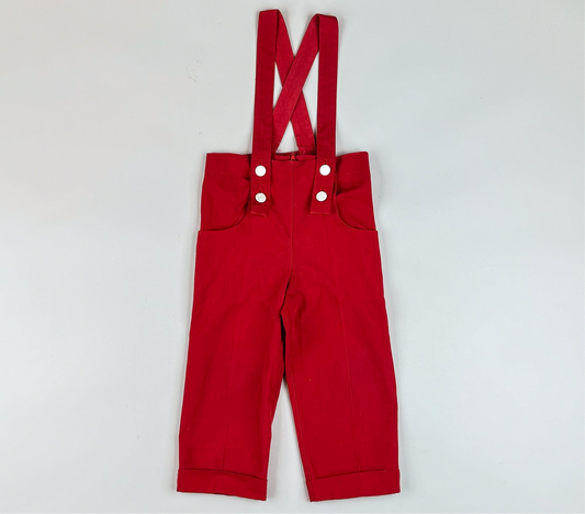 Vintage Pants with Suspenders