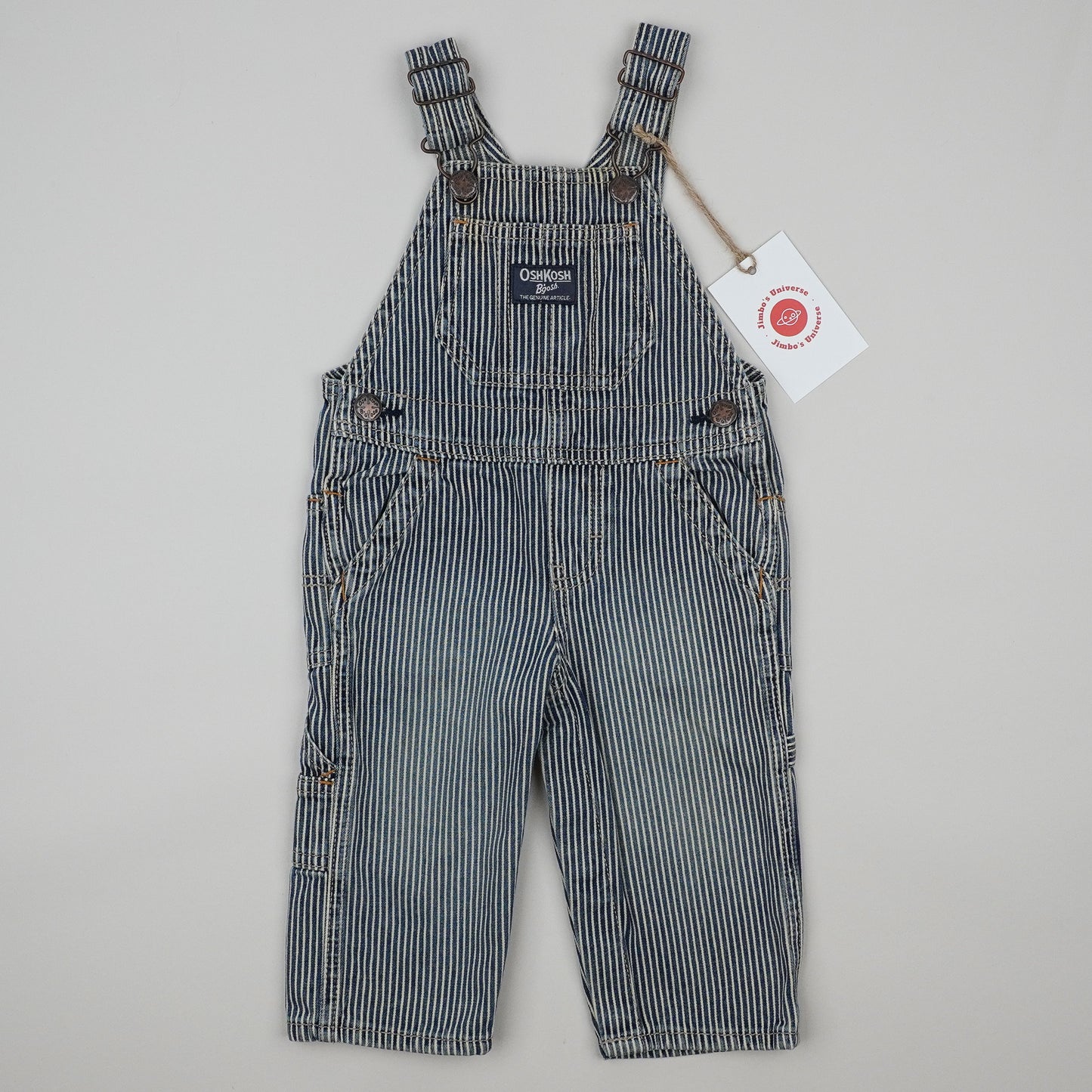 OshKosh Hickory Stripe Overalls