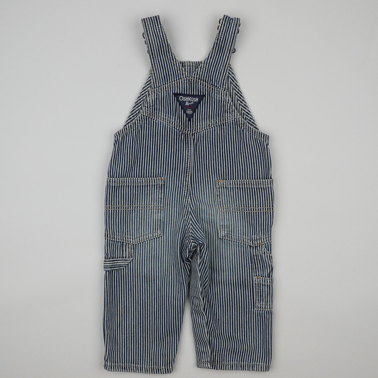 OshKosh Hickory Stripe Overalls