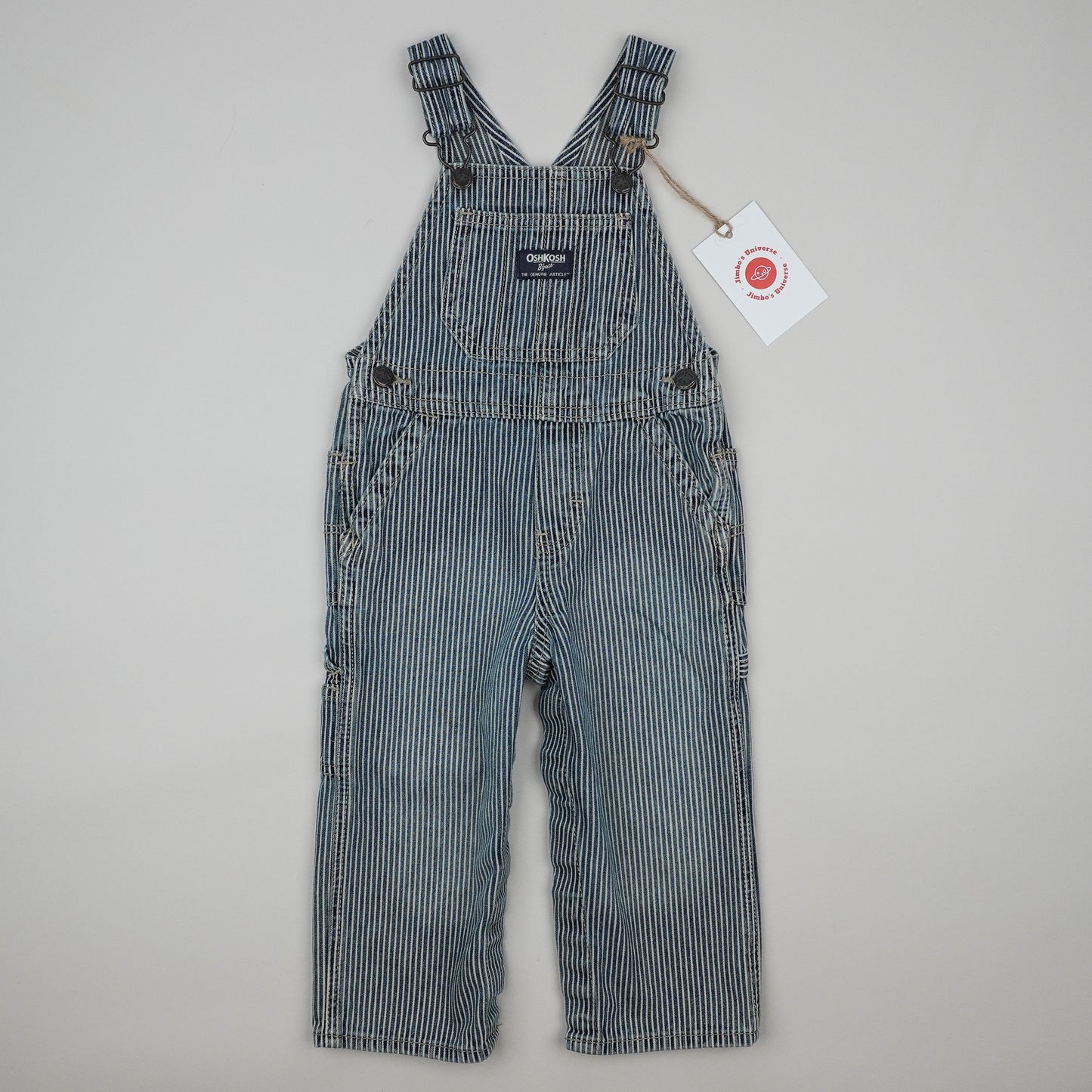 OshKosh Hickory Stripe Overalls