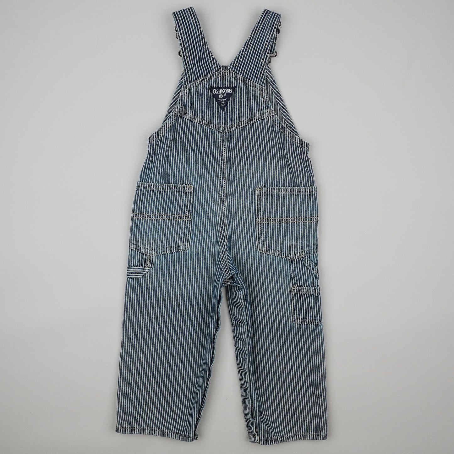OshKosh Hickory Stripe Overalls