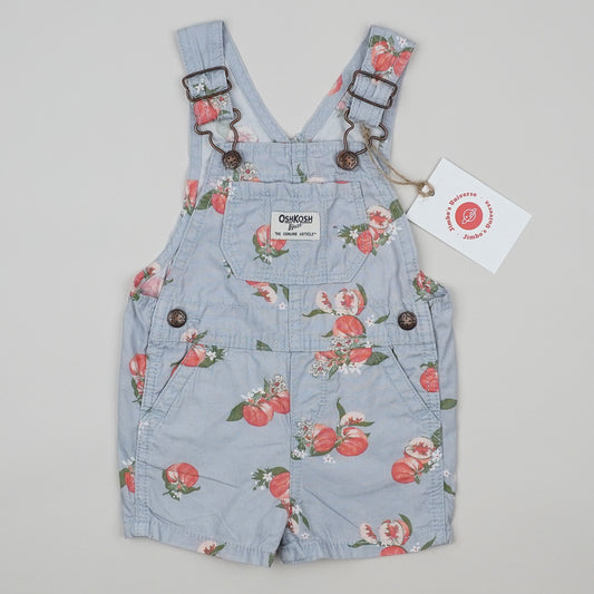 OshKosh Shortalls with Peaches