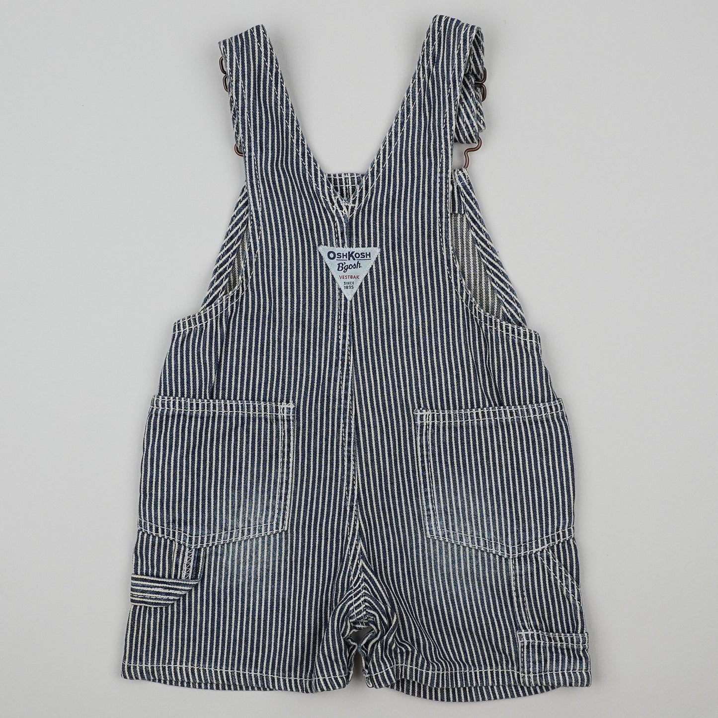 OshKosh Hickory Stripe Shortalls