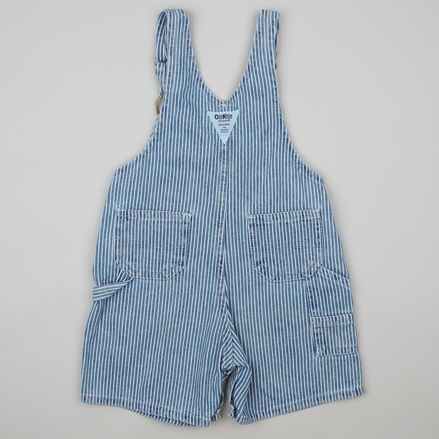 Vintage OshKosh Hickory Stripe Shortalls
