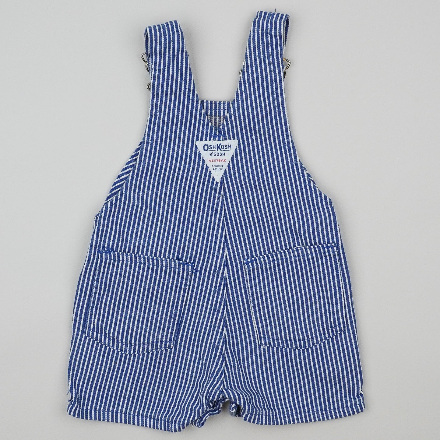 Vintage OshKosh Hickory Stripe Shortalls