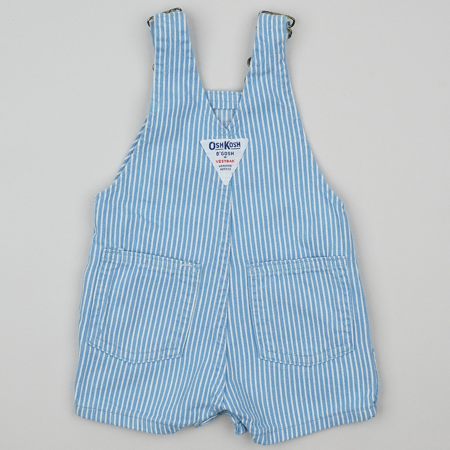 Vintage OshKosh Hickory Stripe Shortalls