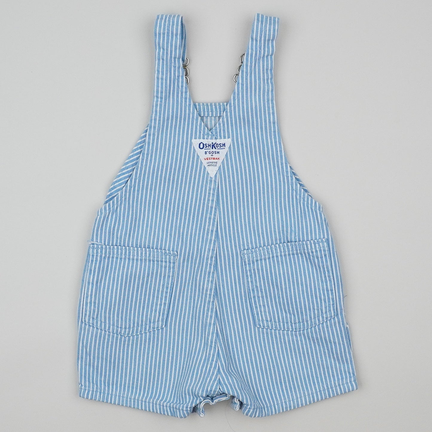Vintage OshKosh Hickory Stripe Shortalls