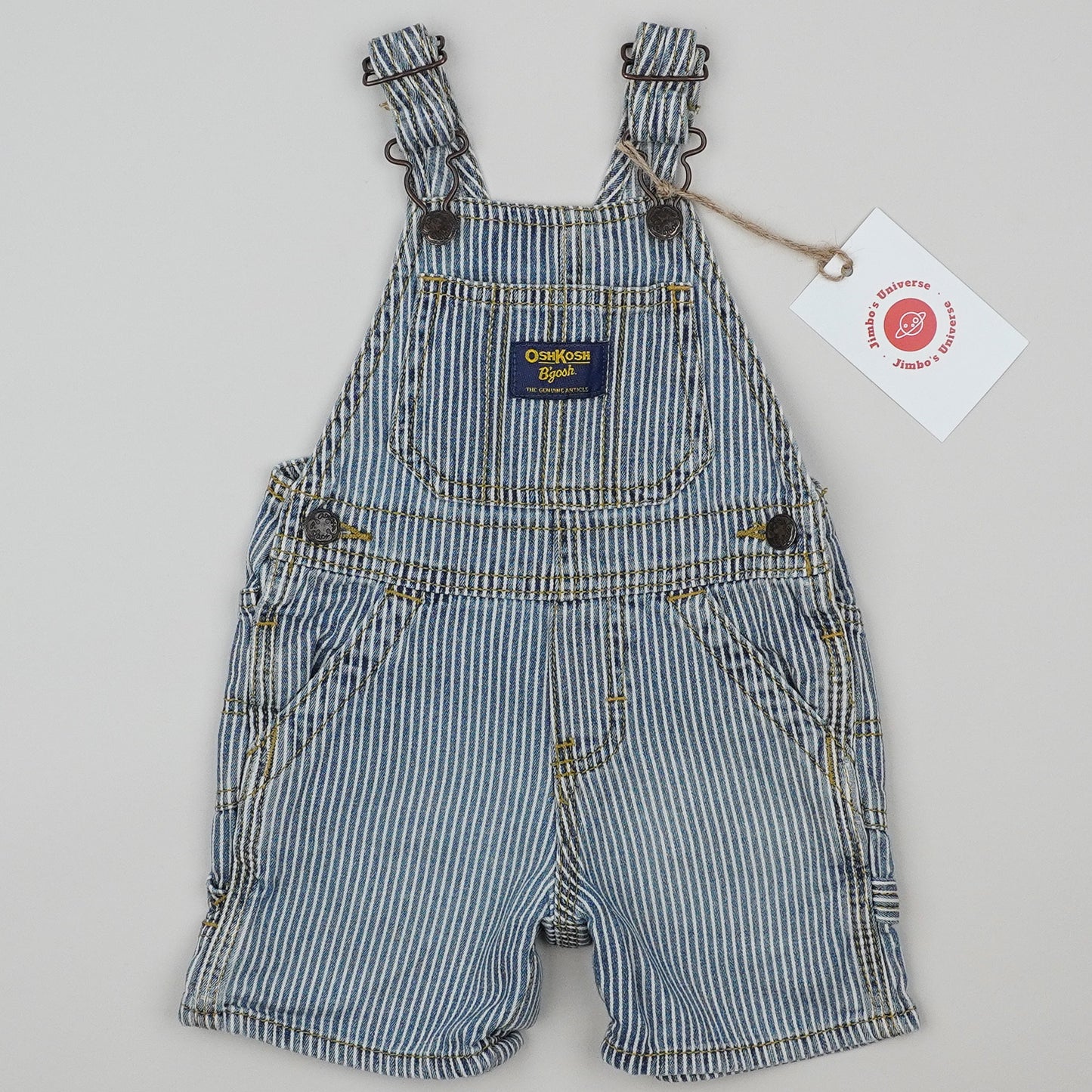 OshKosh Hickory Stripe Shotalls