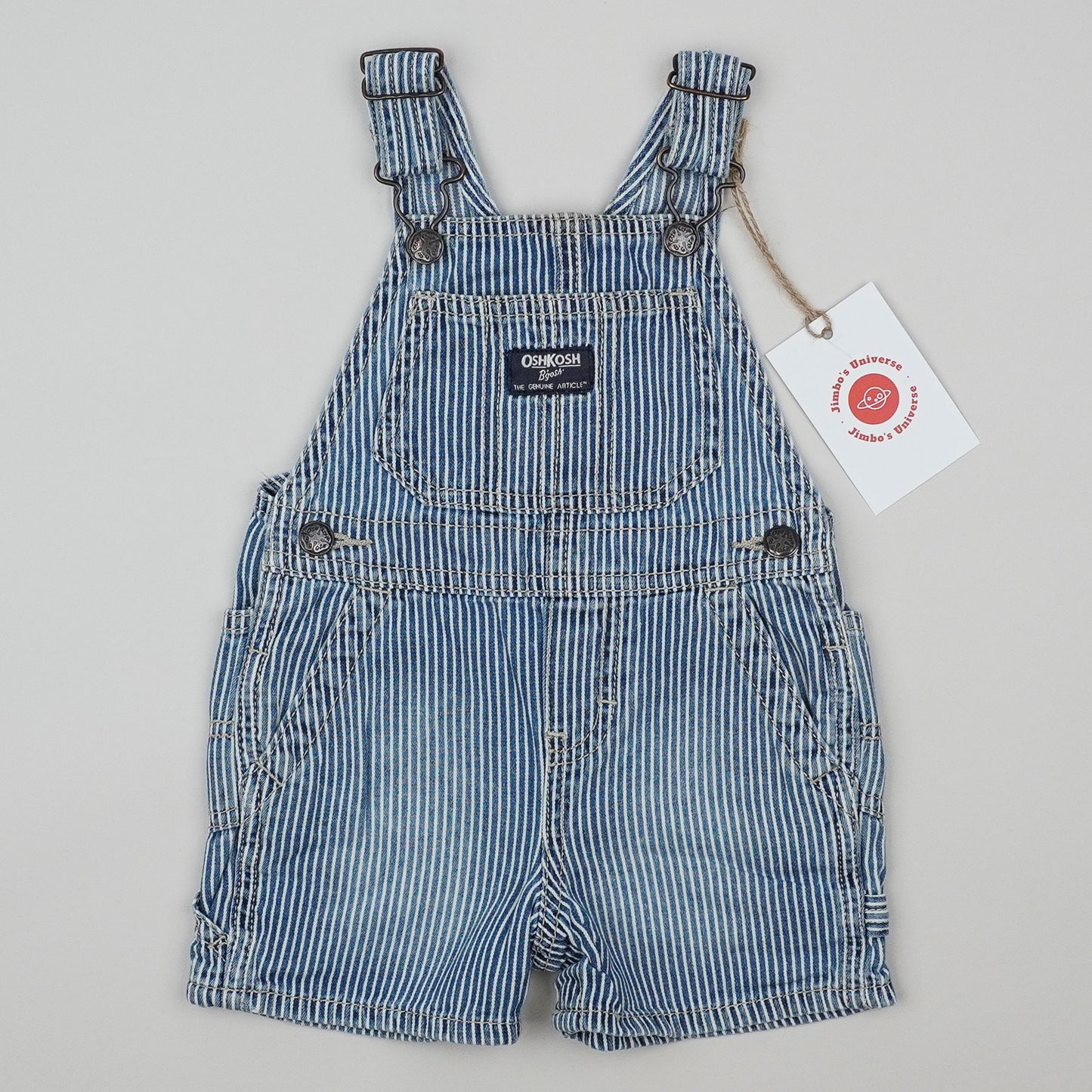 OshKosh Hickory Stripe Shotalls