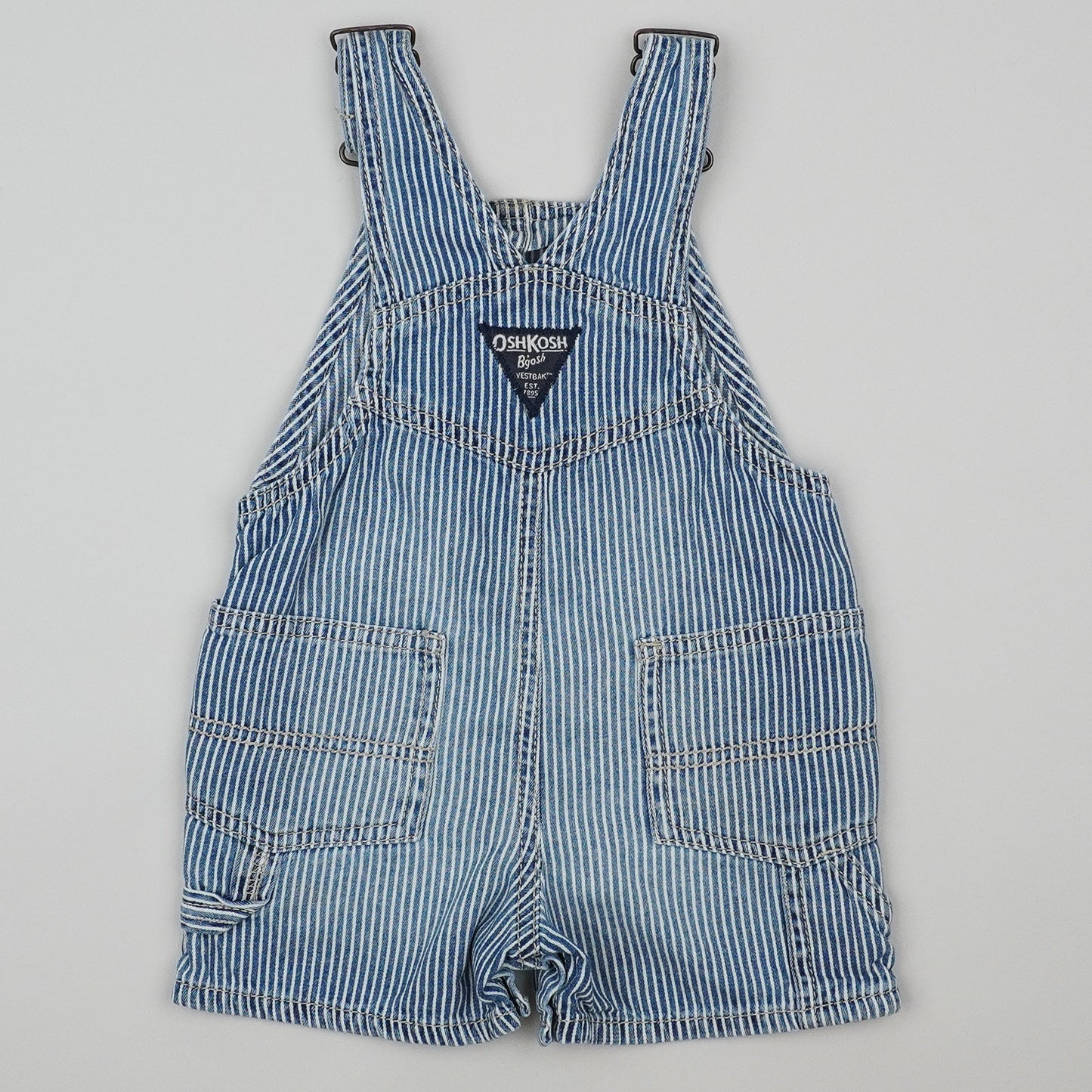 OshKosh Hickory Stripe Shotalls