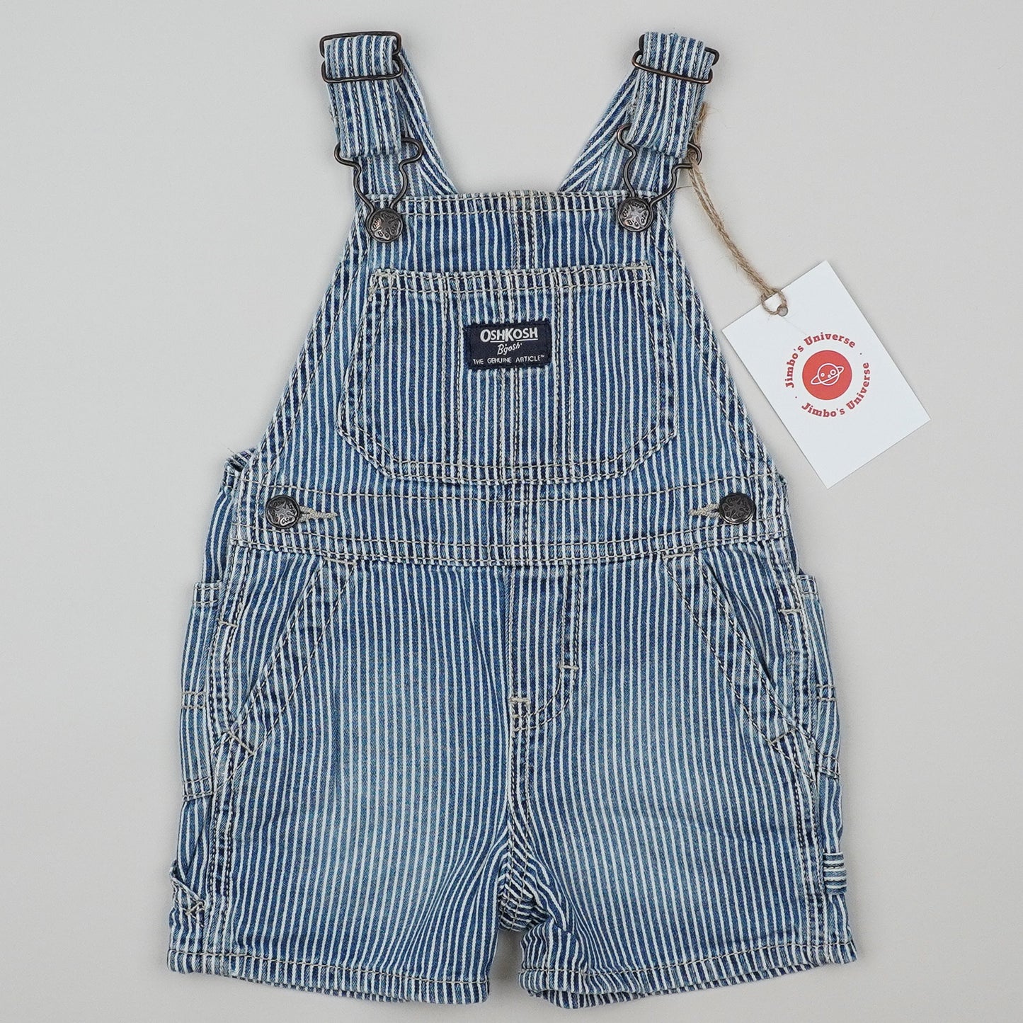 OshKosh Hickory Stripe Shotalls