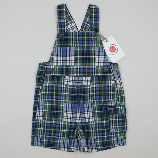 Vintage Checkered Shortalls