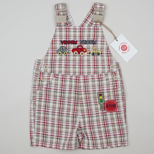 Vintage Shortalls with Embroidery and Patches