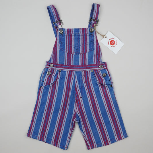 Vintage Striped Shortalls