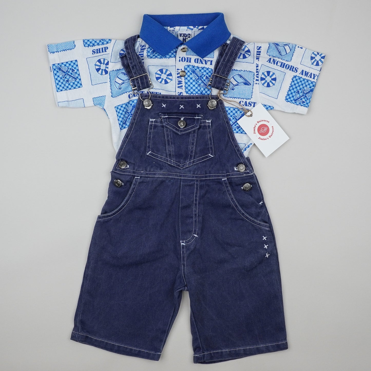 Vintage Shortalls with T-shirt Polo