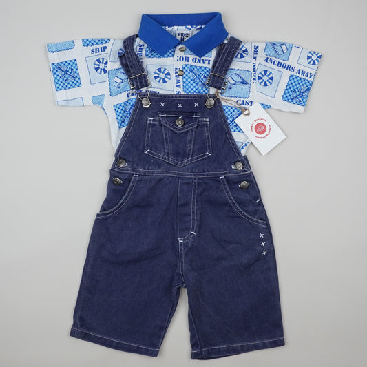 Vintage Shortalls with T-shirt Polo