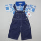 Vintage Shortalls with T-shirt Polo