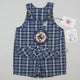 NWT Vintage Checkered Shortalls with Hat