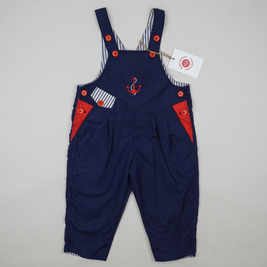 Vintage Overalls with Embroidery