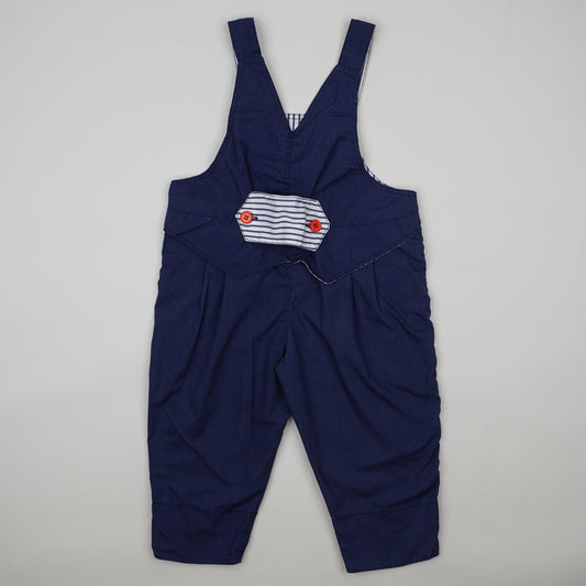 Vintage Overalls with Embroidery