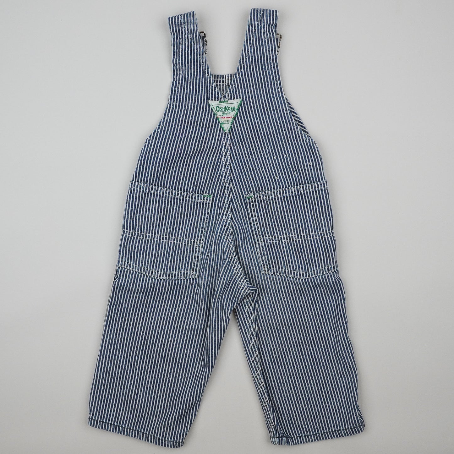 Vintage OshKosh Hickory Stripe Overalls