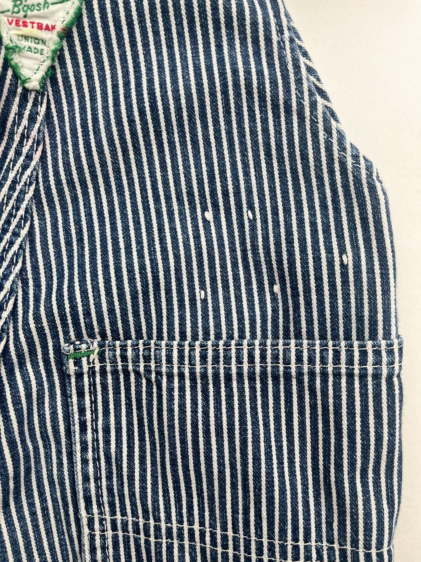 Vintage OshKosh Hickory Stripe Overalls